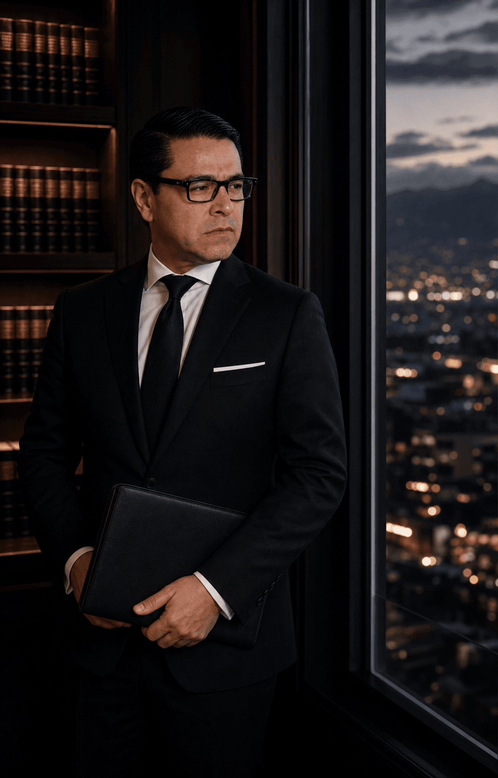 Retrato editorial del Dr. Fausto Ramiro Vásquez Cevallos